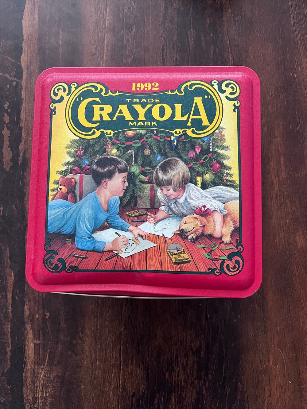 Crayola vintage tin